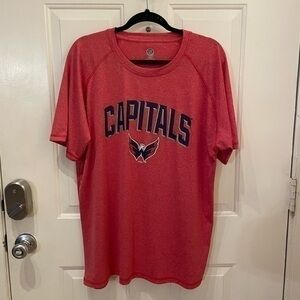 NWOT NHL Red Capitals Men XL Jersey Short Sleeve Top